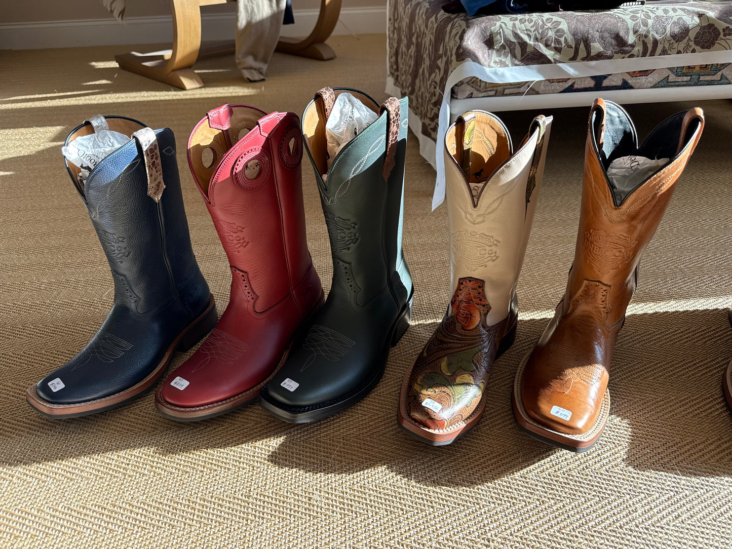 DeNiro Roper 750 western boot customized