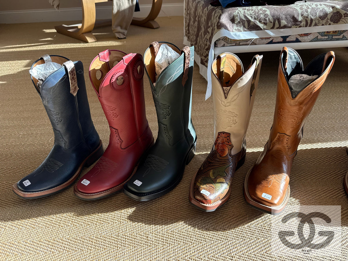 DeNiro Roper 750 western boot customized