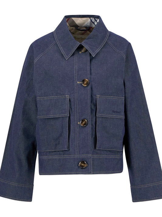 Barbour Denim Demi Showerproof Jacket