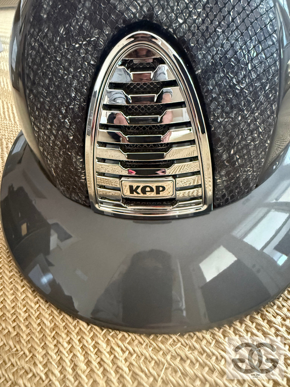 Kep Helmet using DeNiro leather swatch custom