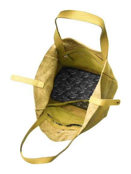 Big Leather Bag Yellow
