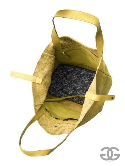 Big Leather Bag Yellow
