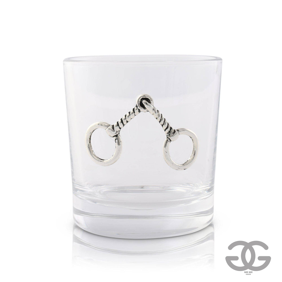 Equestrian Bit Bar Glasses Set of 4