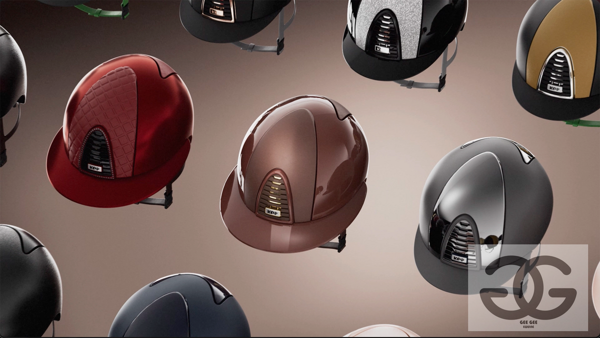 KEP smart Nova metal polish polo brim with brown strap stardust