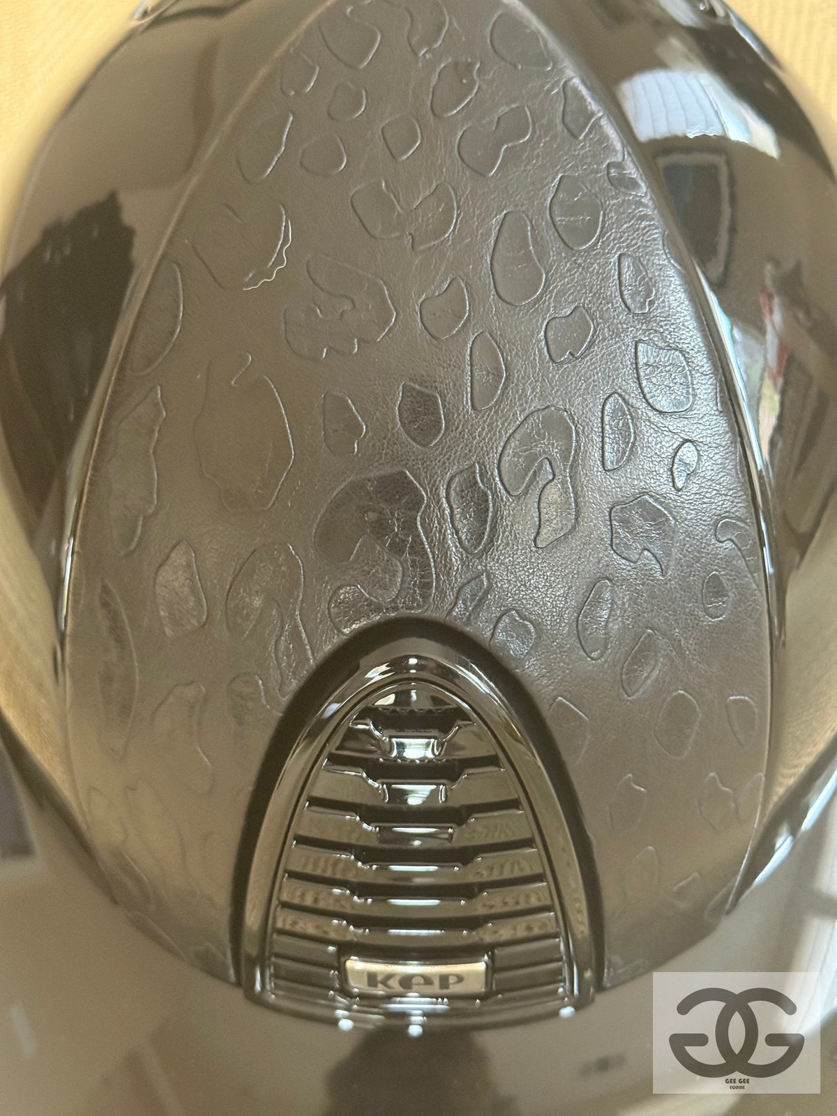 Kep Helmet using DeNiro leather swatch custom