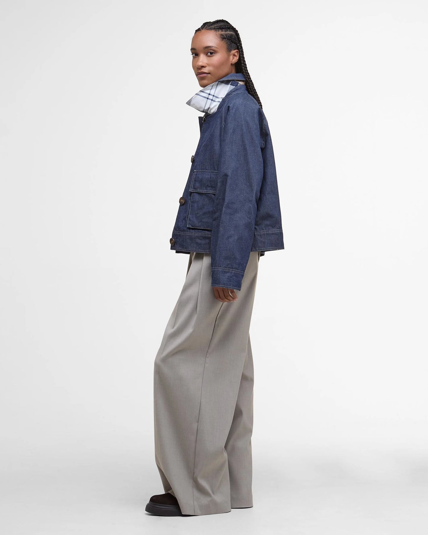 Barbour Denim Demi Showerproof Jacket