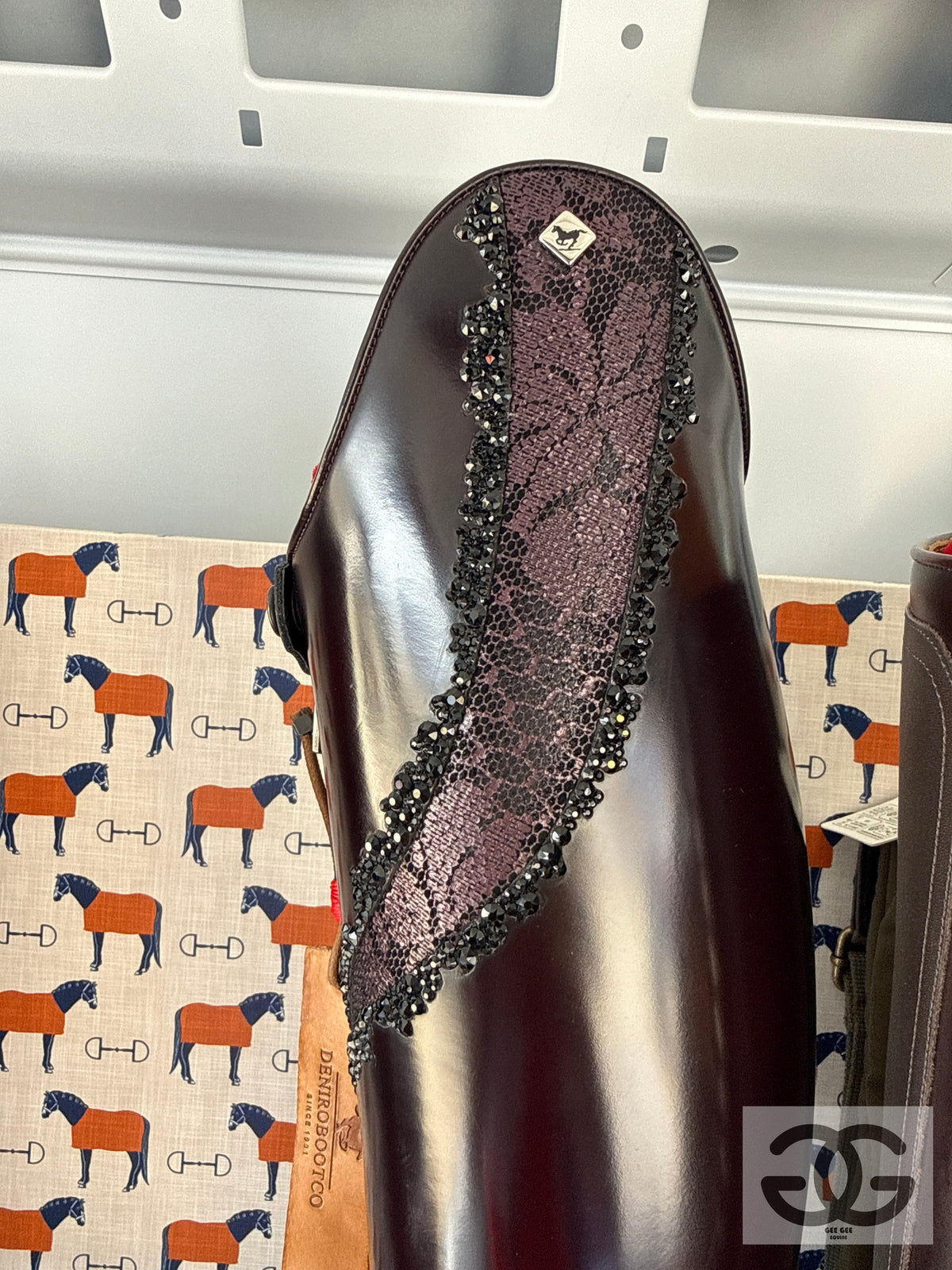 Bellini brushed burgundy Dressage boot
