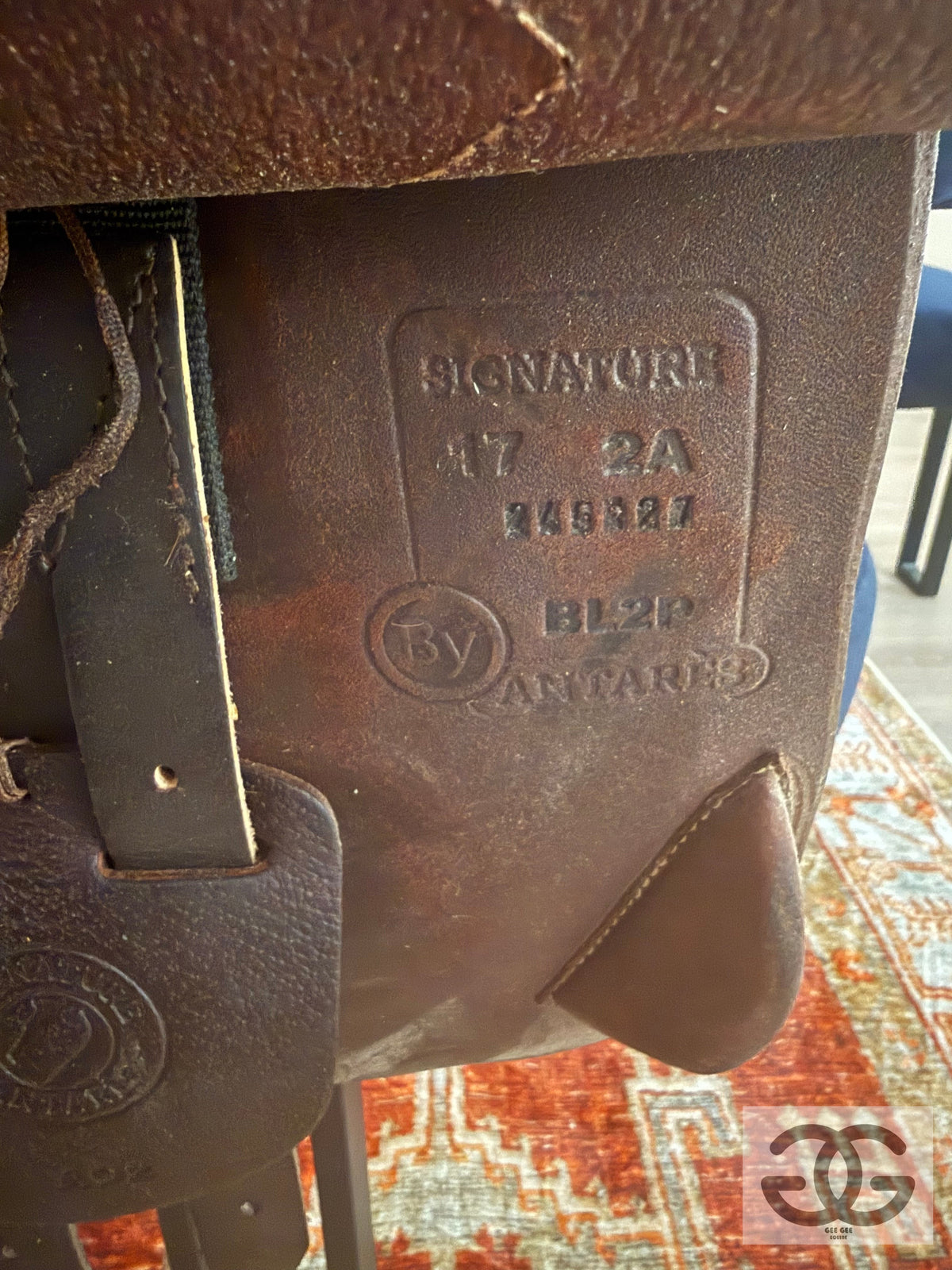 Antares Jumping saddle 17 A02 2A Blp2