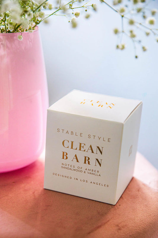 Stable Style Clean Barn Candle