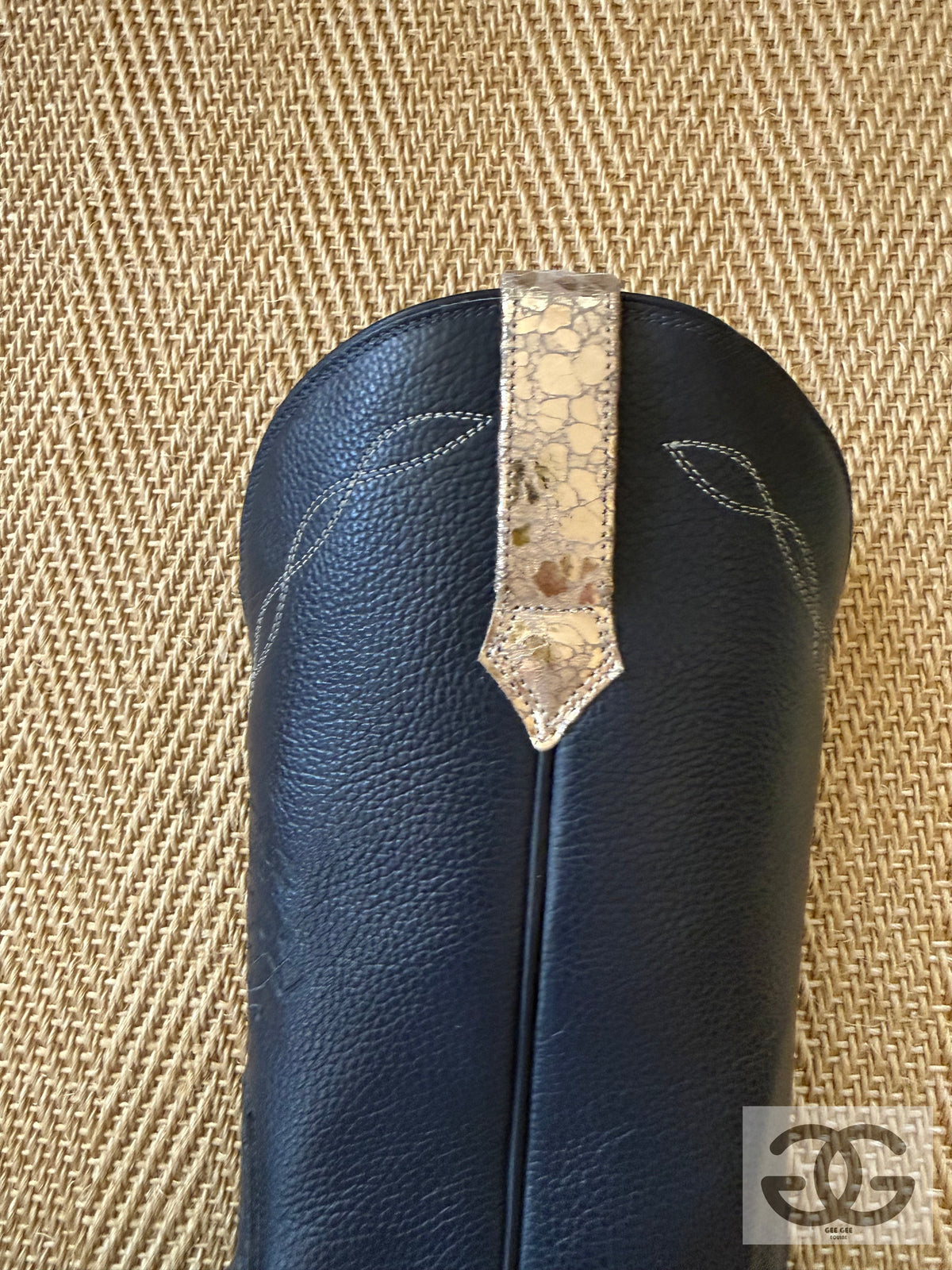 DeNiro Roper 750 navy /gold western boot in stock