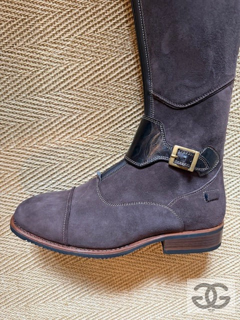 DeNiro brown suede Tall boot SALE