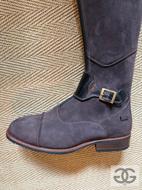 DeNiro brown suede Tall boot SALE