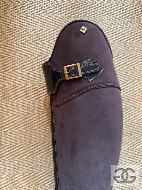 DeNiro brown suede Tall boot SALE