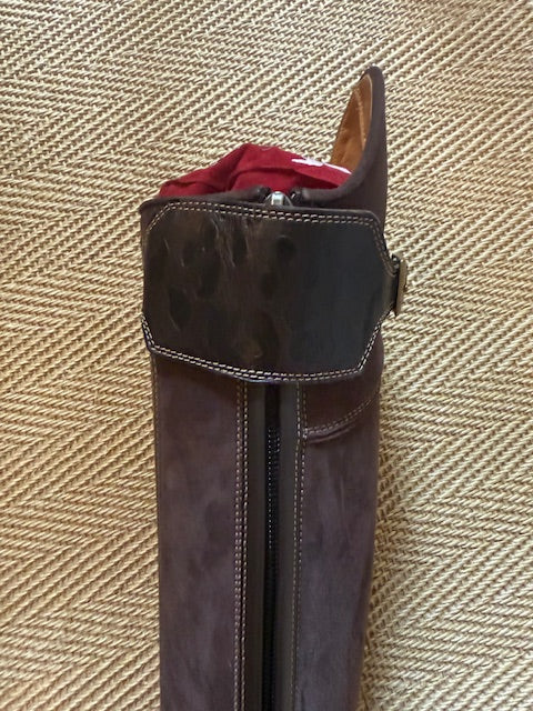 DeNiro brown suede Tall boot SALE