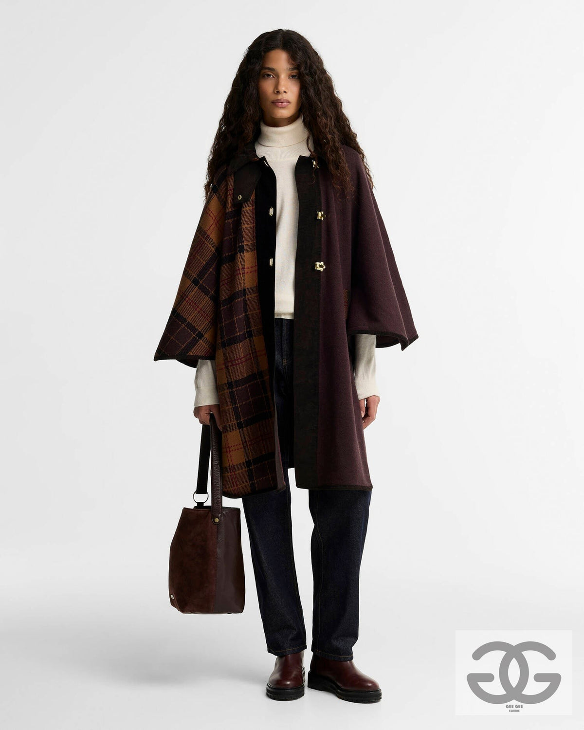 Barbour Elva Wool-Blend Cape