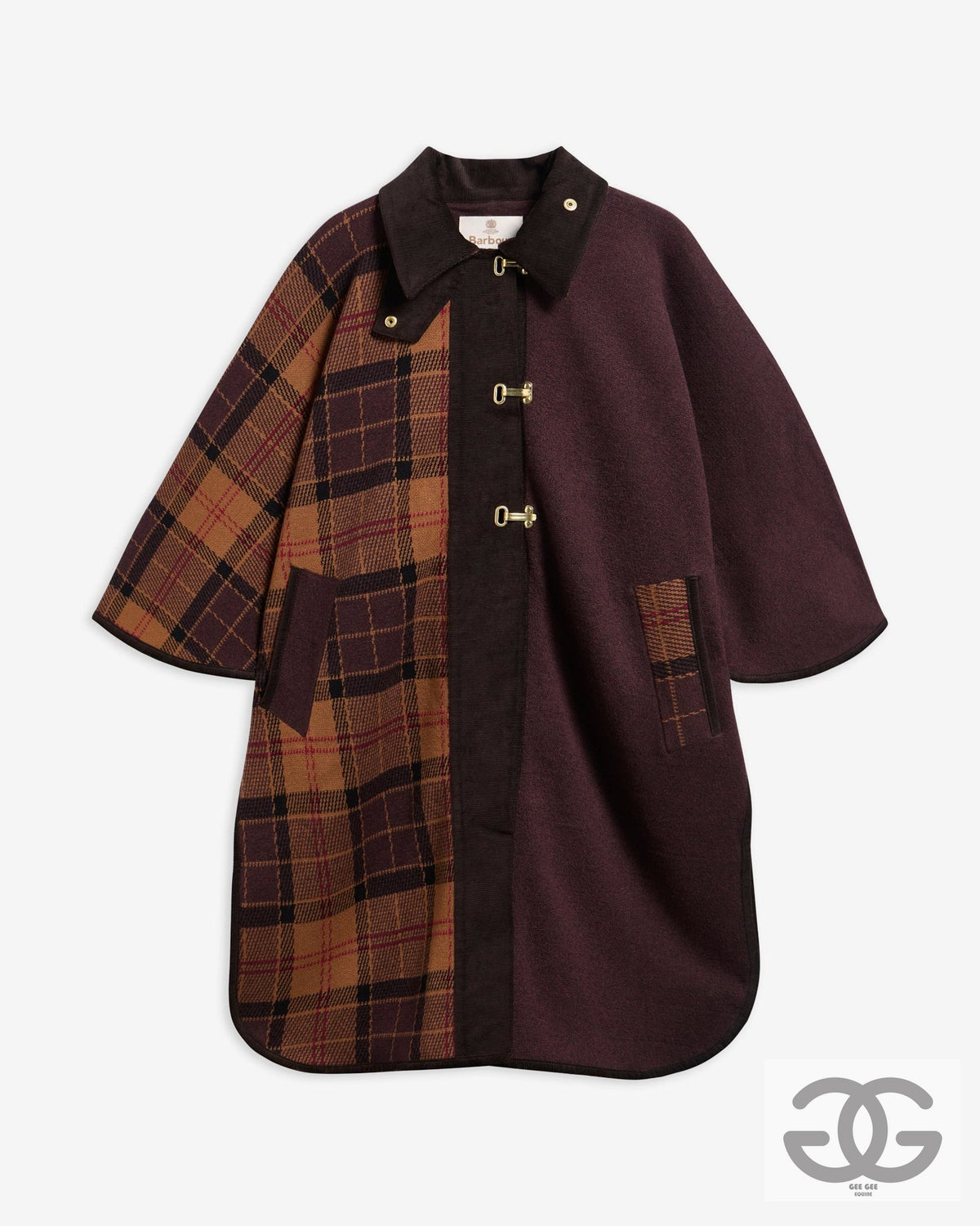 Barbour Elva Wool-Blend Cape