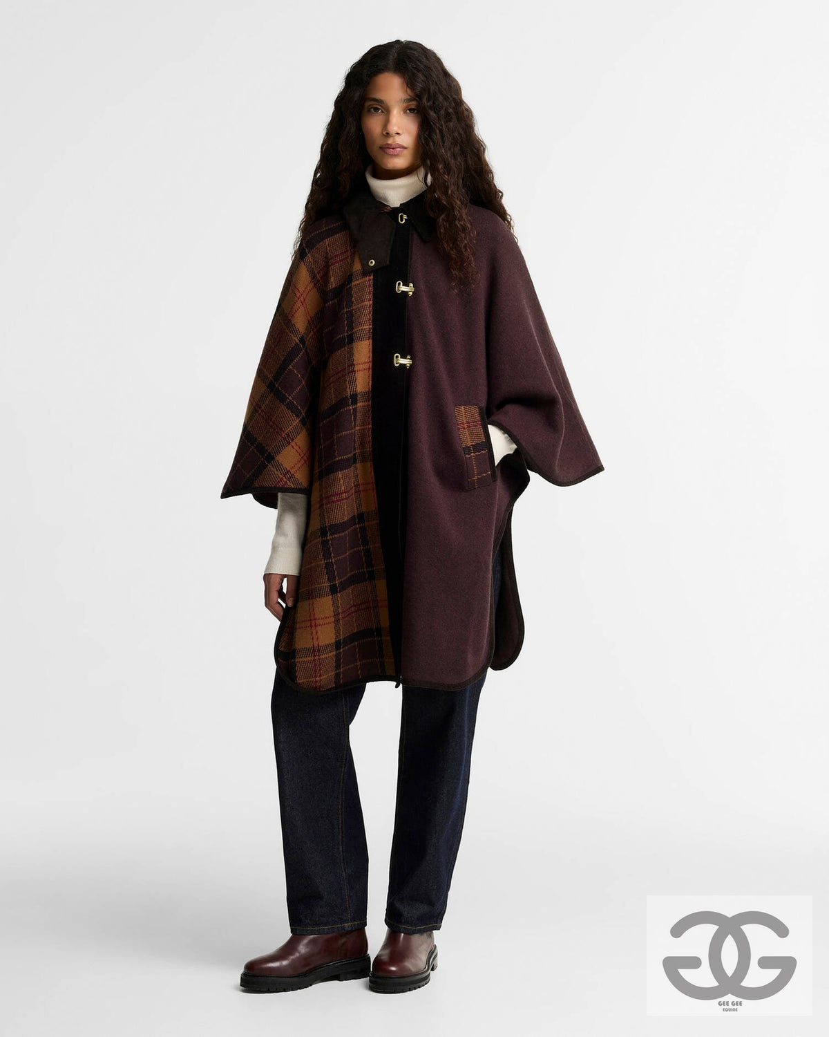 Barbour Elva Wool-Blend Cape
