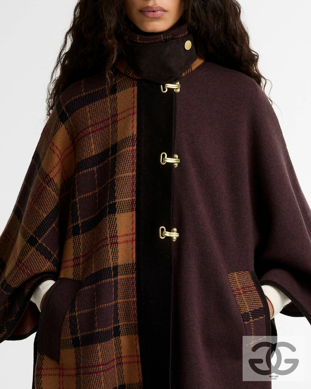 Barbour Elva Wool-Blend Cape