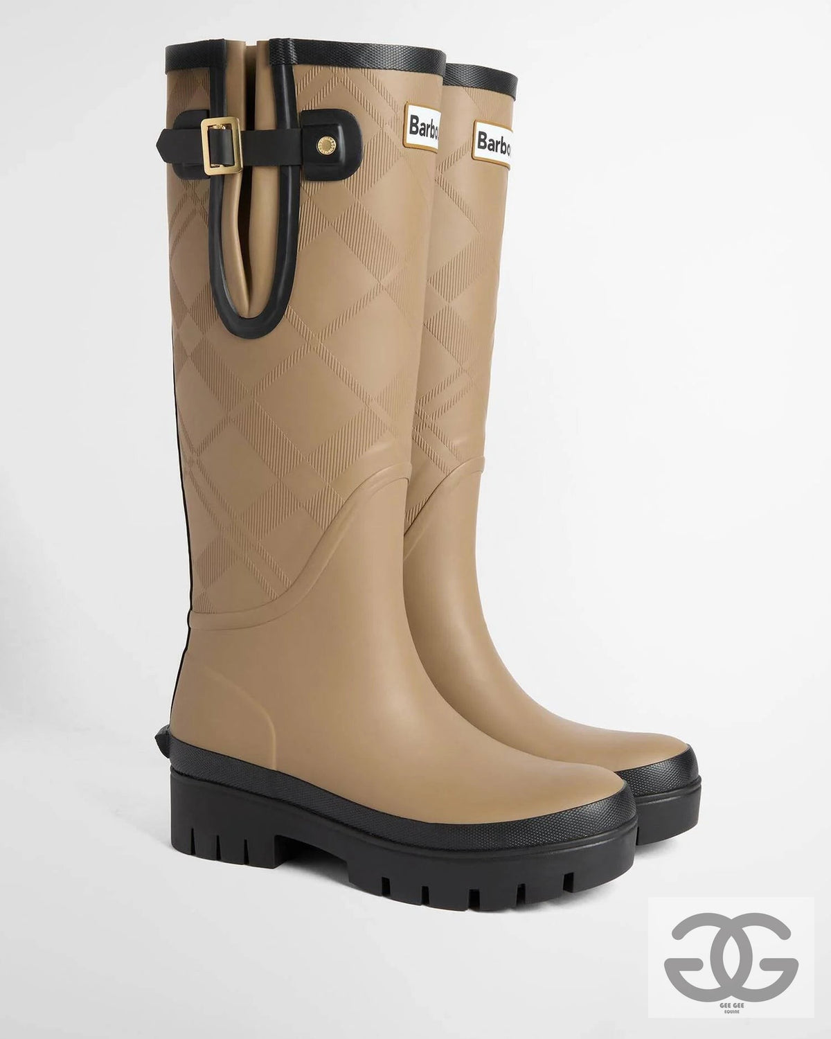 Barbour Leighton Tartan Wellington boot