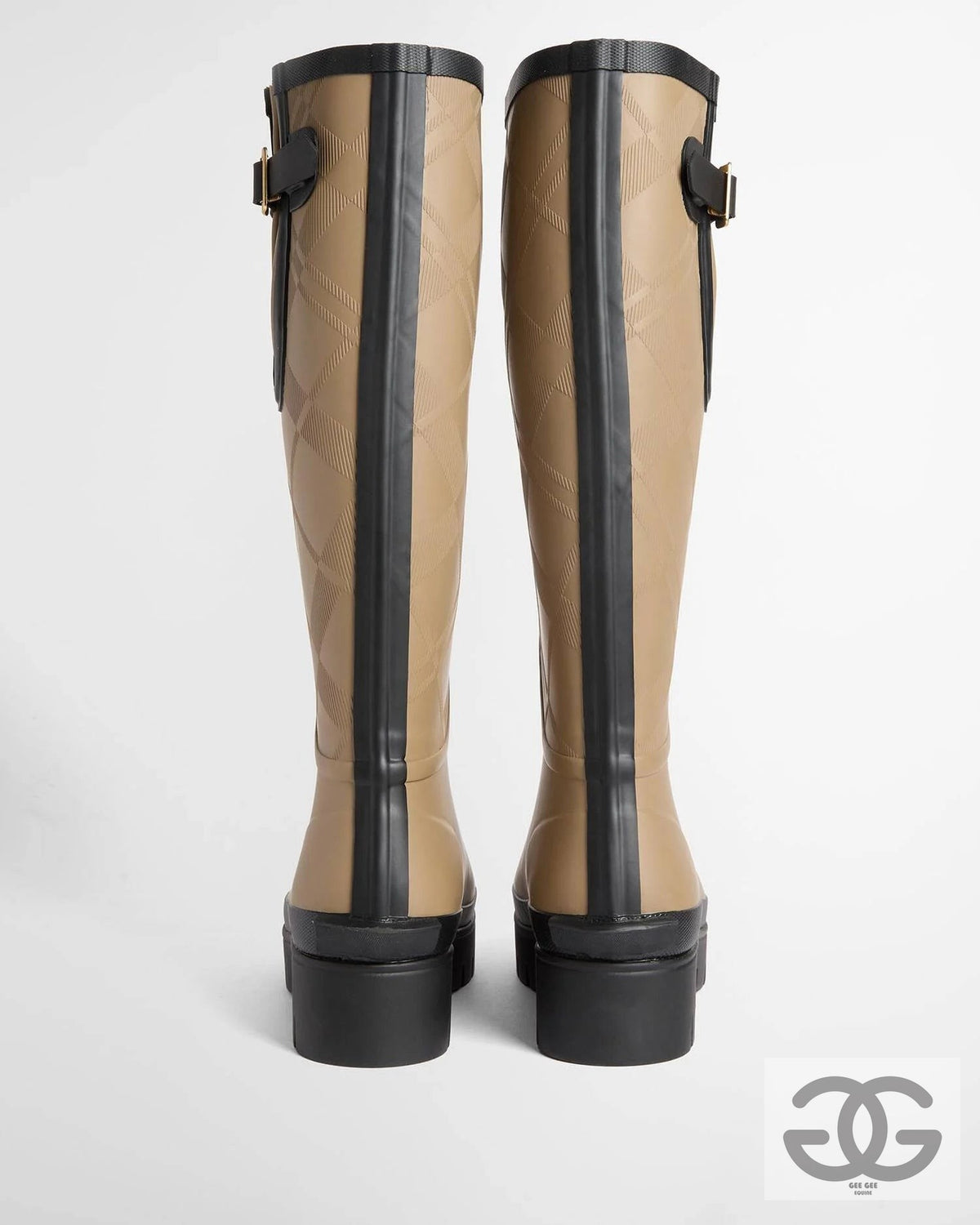 Barbour Leighton Tartan Wellington boot