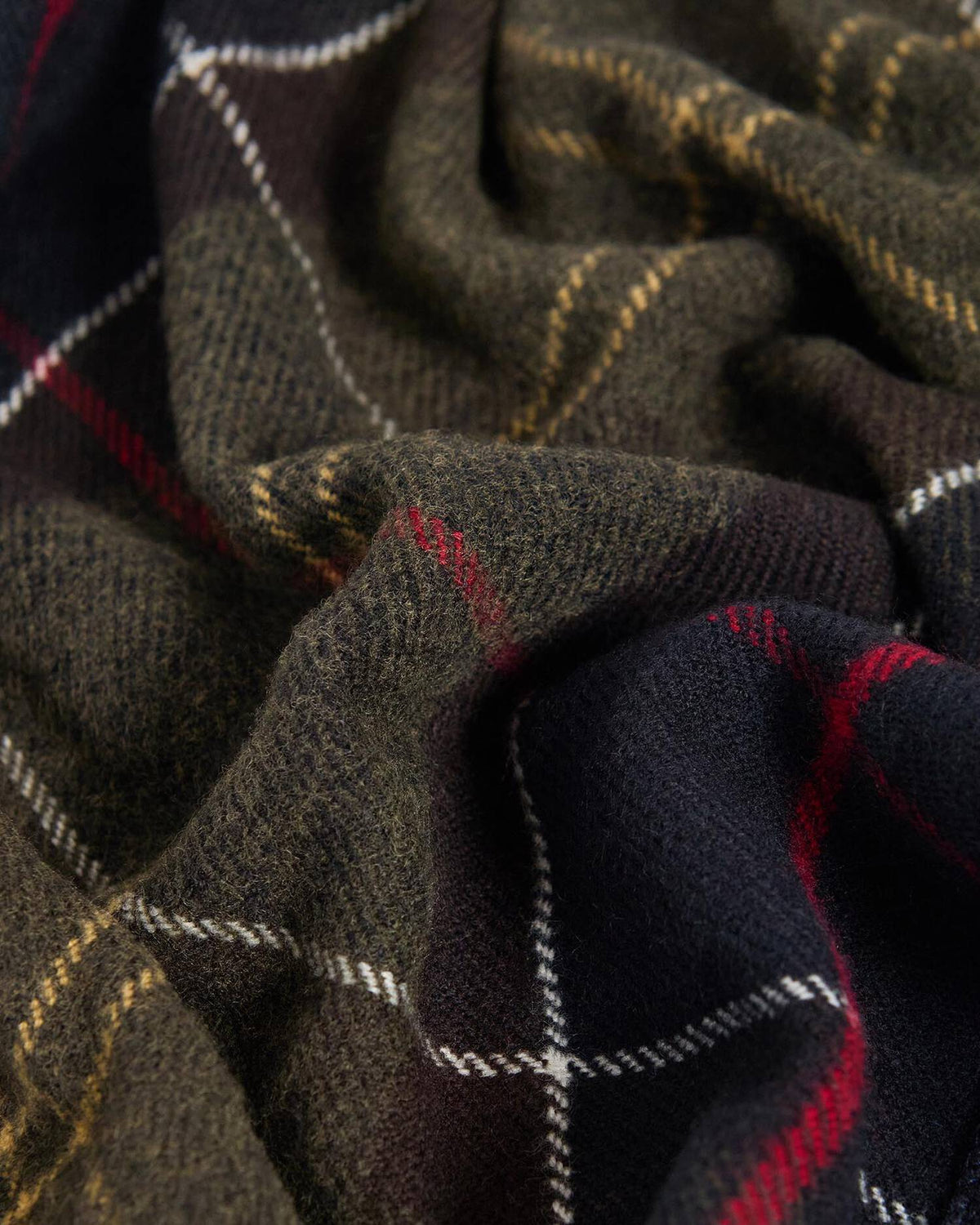 Barbour Kirklees Tartan Triangular Scarf