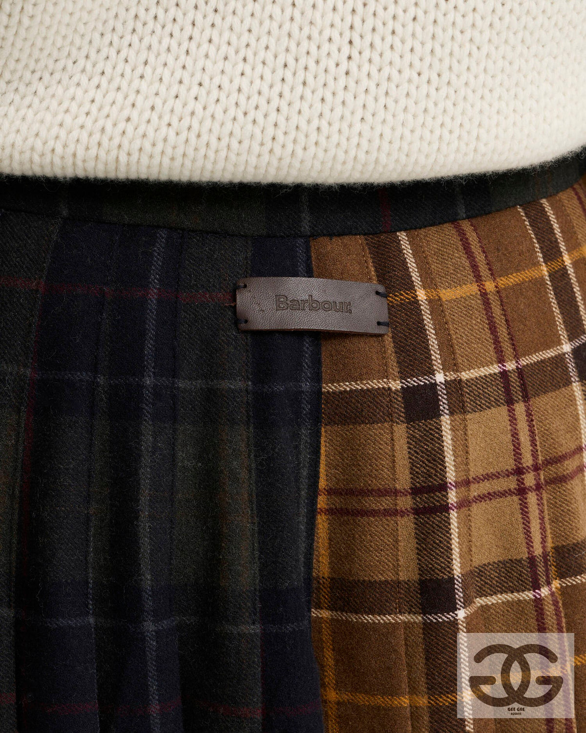Barbour Hazelwood Tartan Midi Skirt