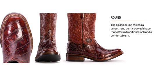 Western Toe Shapes DeNiro