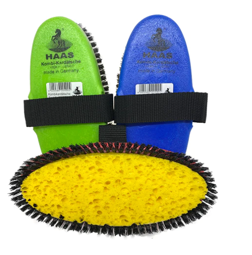 Haas 'Kombi-Kardätsche' Brush/Sponge