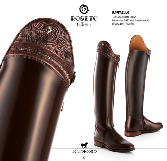 DeNiro Raffaello Roseto brown Dressage Tall Boot