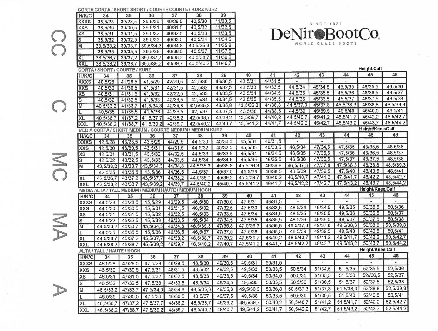 DeNiro Levante Tall Boot IN STOCK