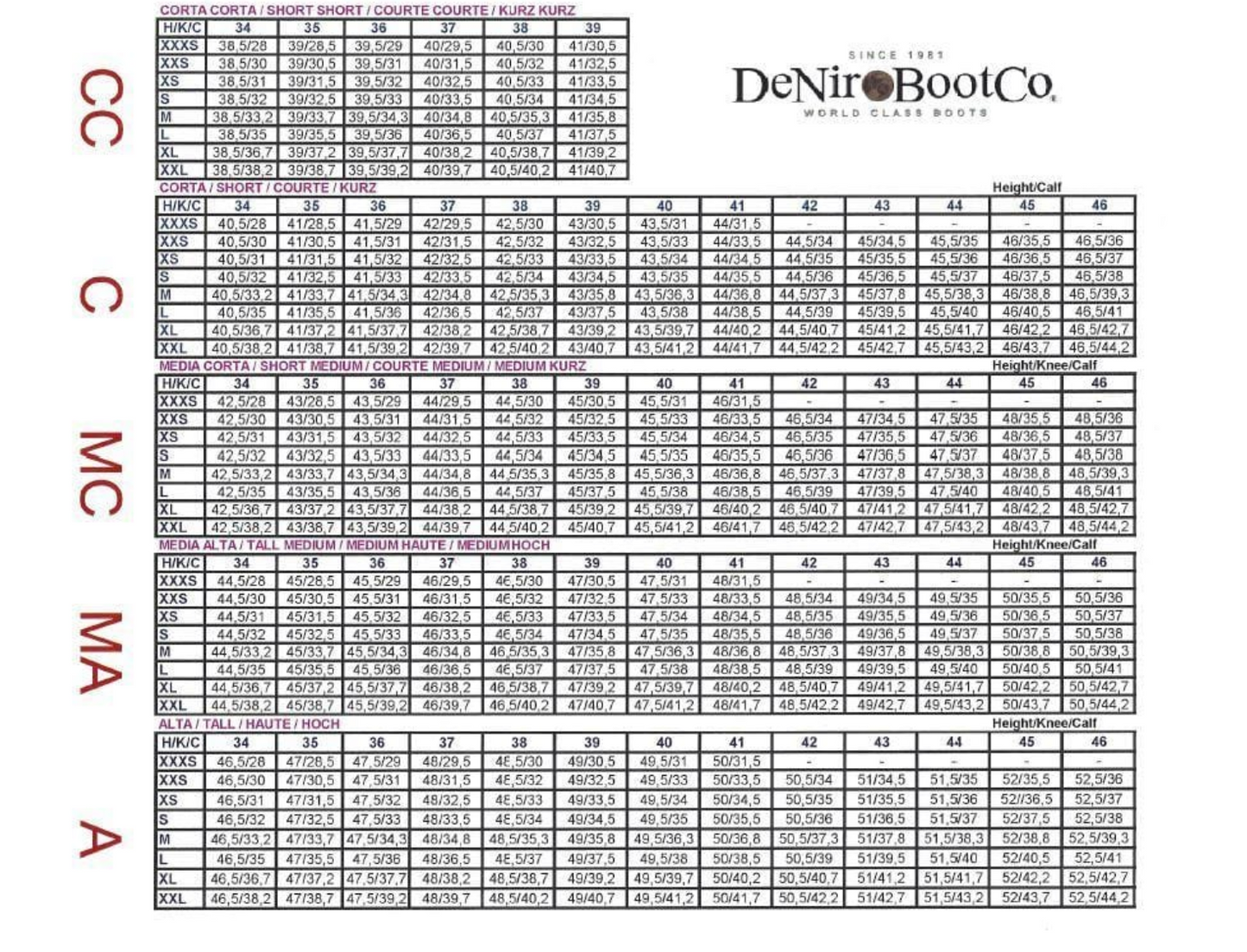 DeNiro Boticelli Roseto Dressage Tall boot