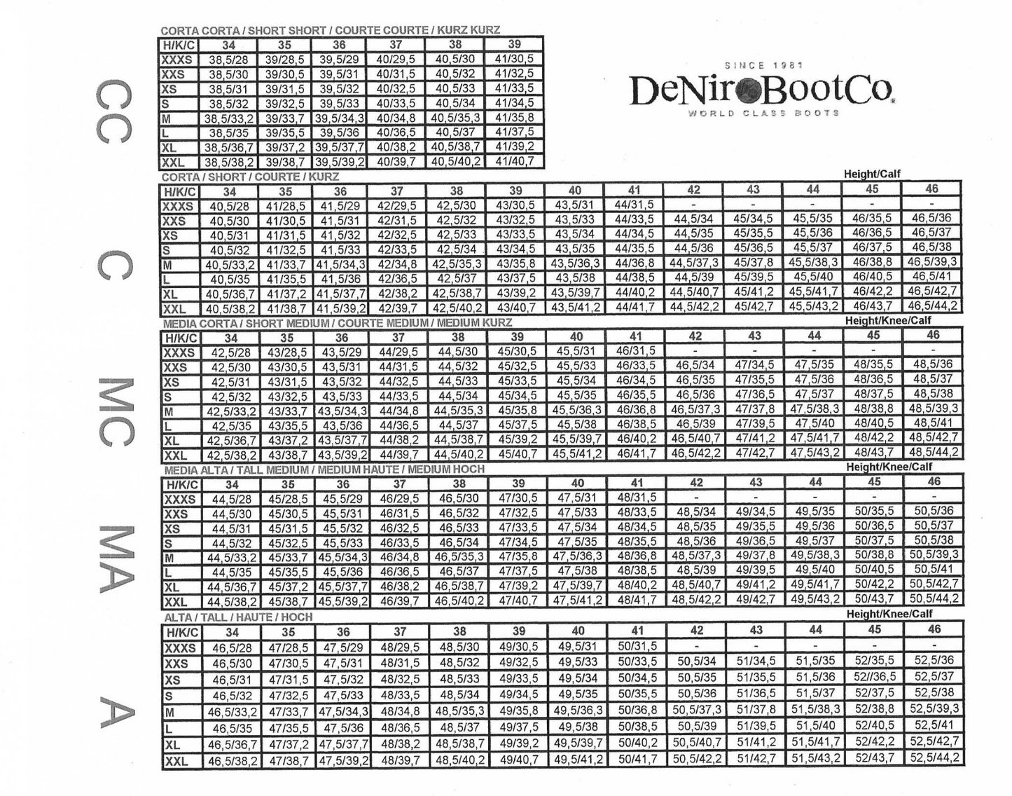 DeNiro S3601 Miraggio Tall Boot