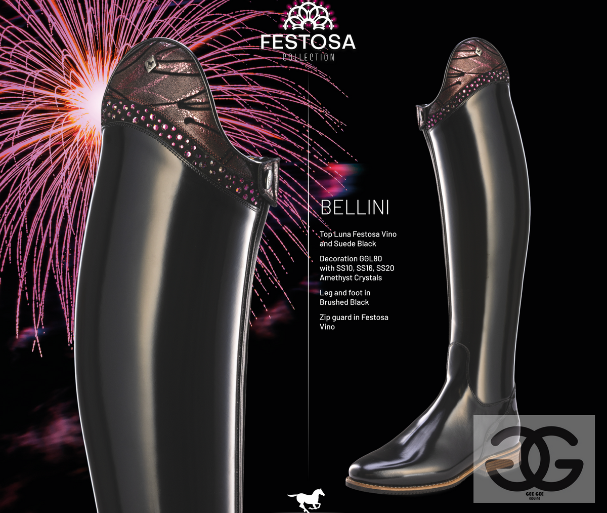 DeNiro Dressage Bellini Tall boot Festosa collection