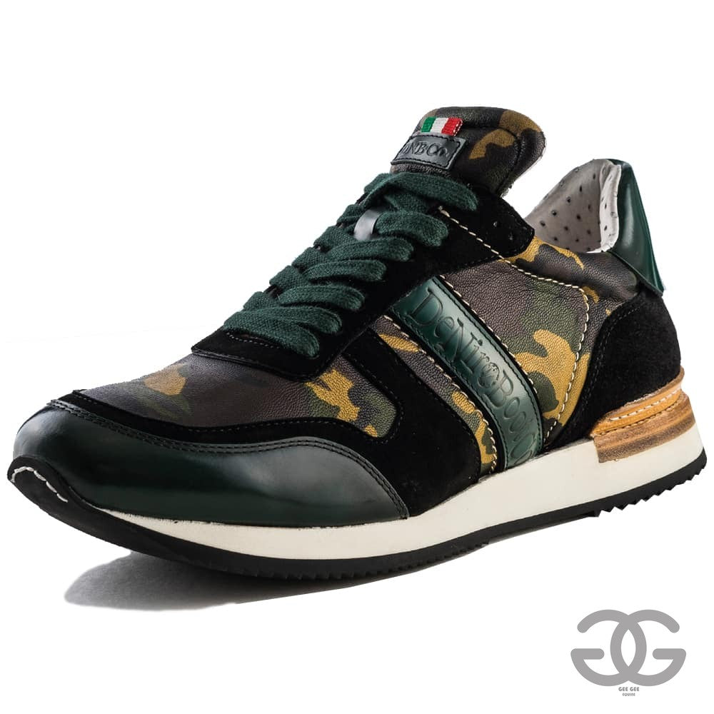 Deniro Savage Viceversa Green Camouglage Sneaker