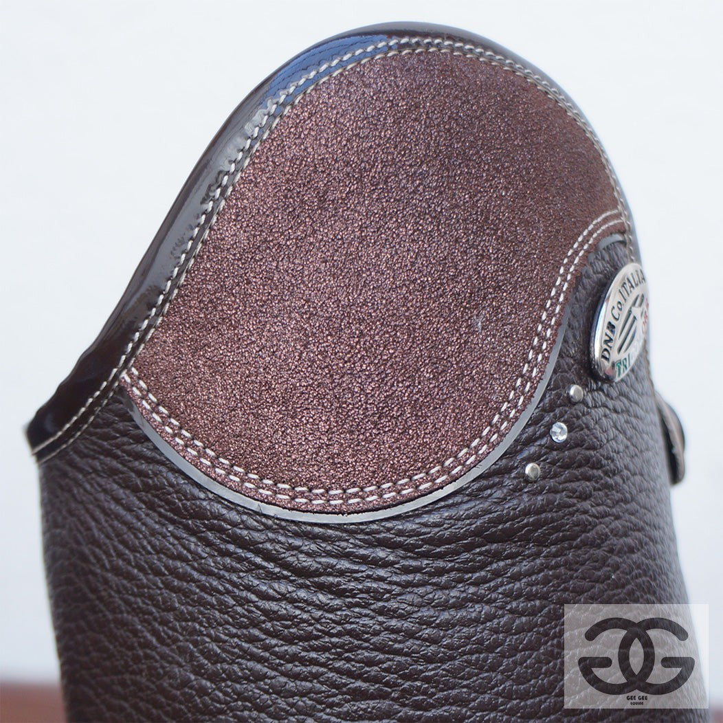 Deniro Salentino pebble leather Tall Boot