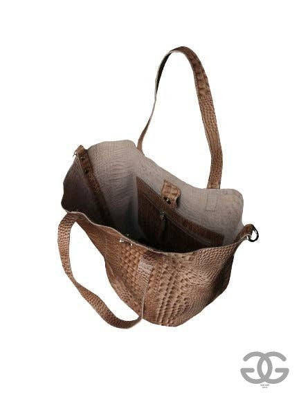 Gee Gee Med Leather Bucket Bag Sand