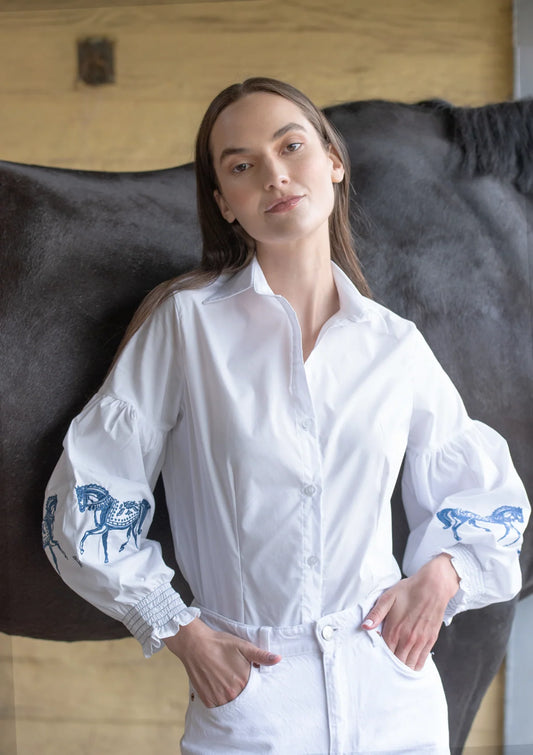 Ronner Annie Shirt white/blue