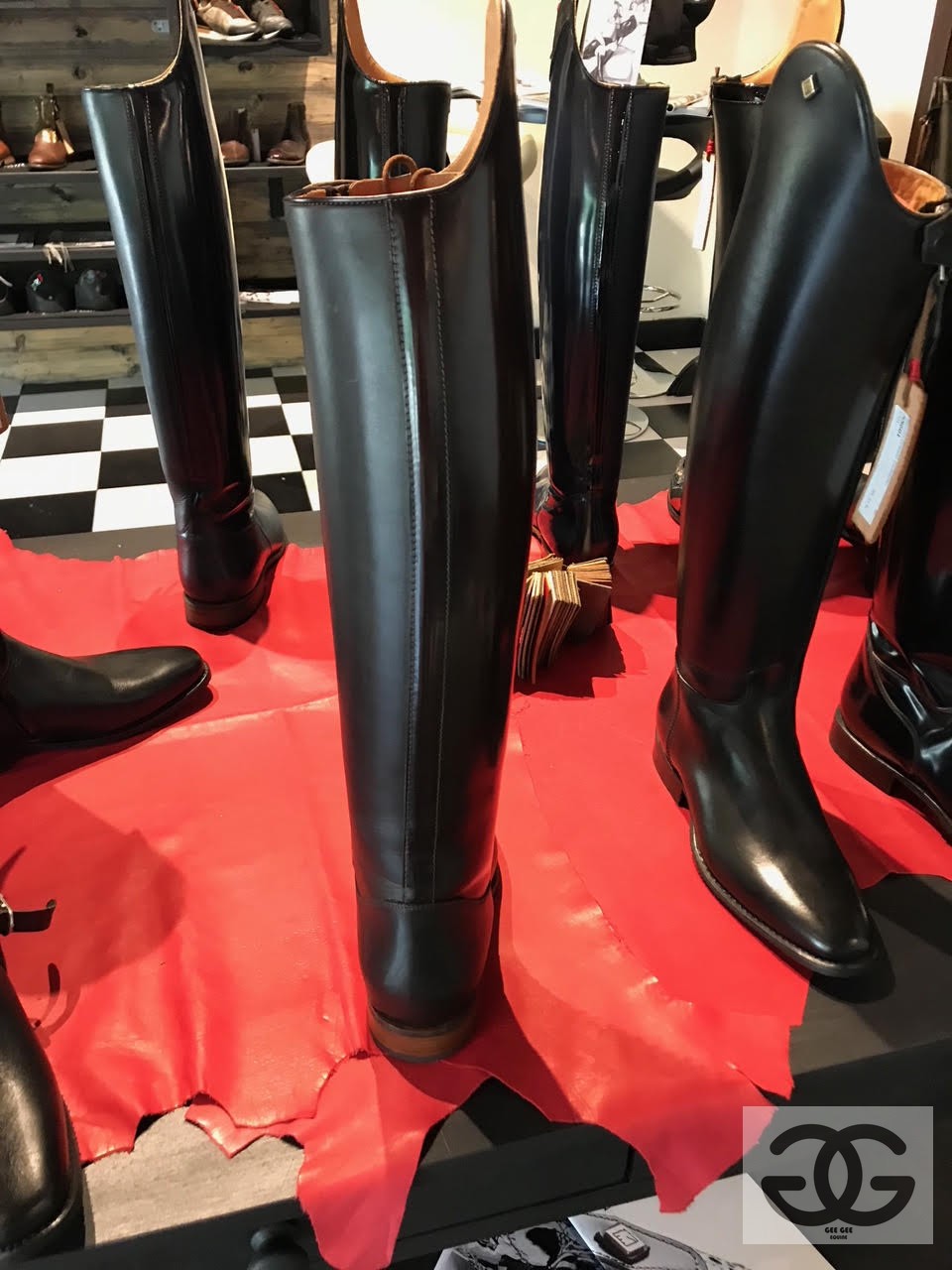 Deniro Laced brushed Dressage boot
