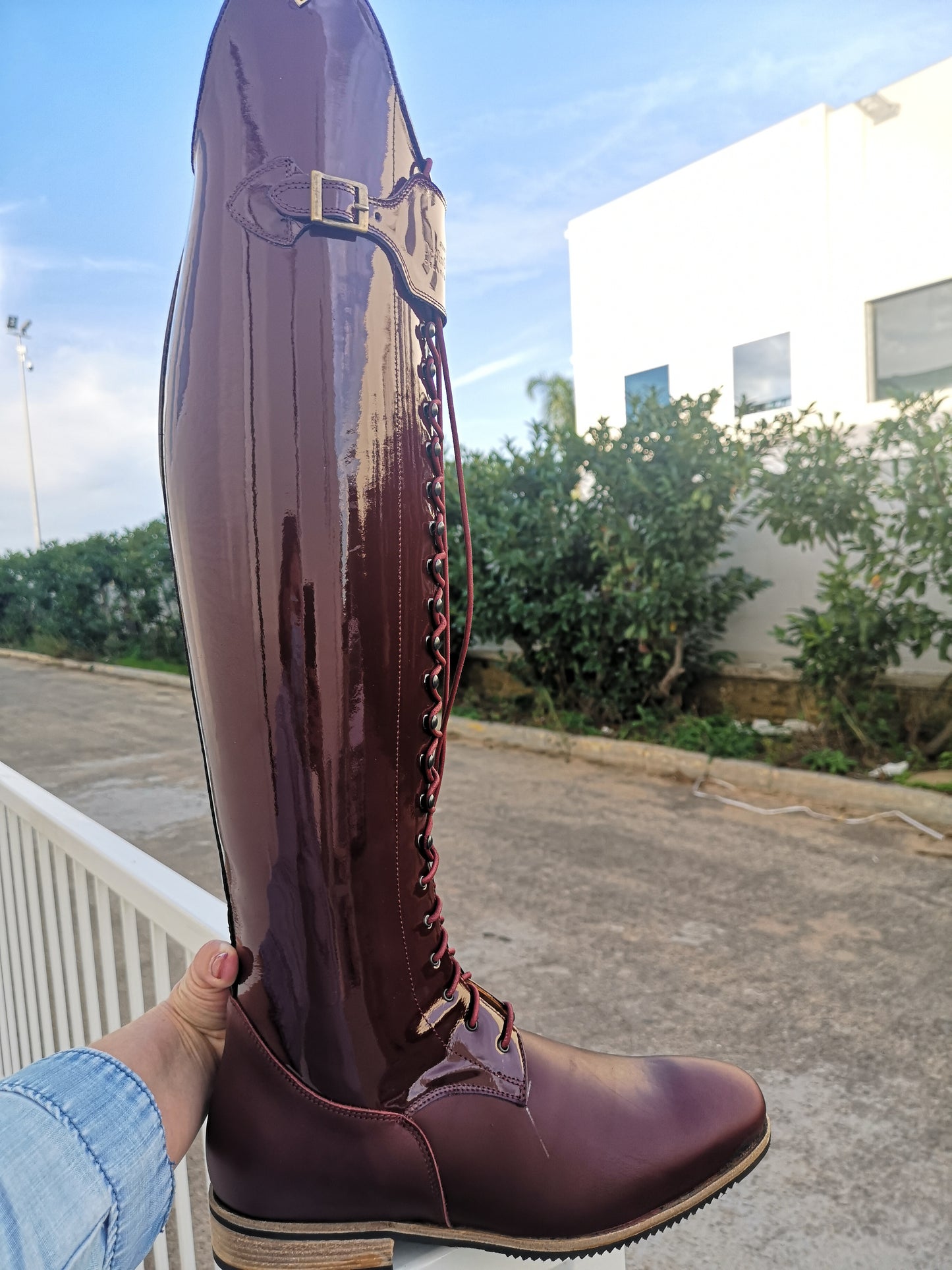 DeNiro Boots with Purple Pink accent