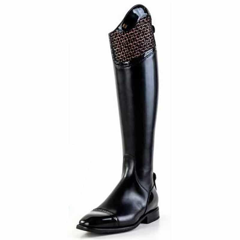 Deniro Vanita in Nero Messapia Tall Boot