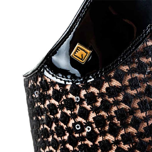 Deniro Vanita in Nero Messapia Tall Boot