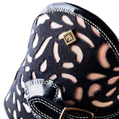 Deniro Vanita in Nero Tall Polo Boot