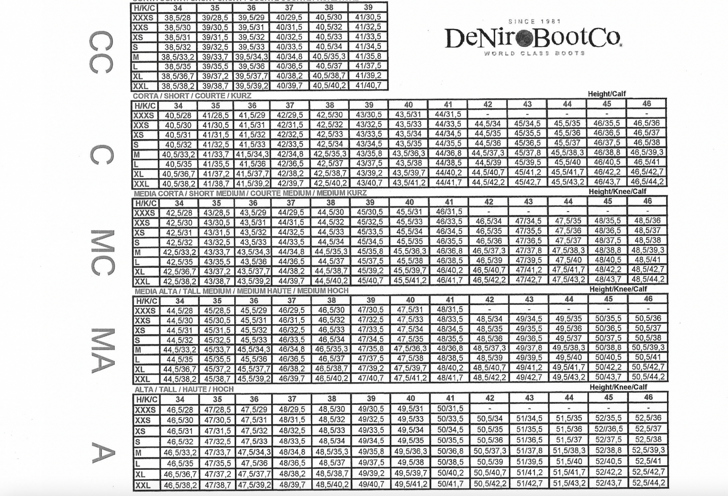DeNiro New Amabile field Pro pebble Quick Tall Boot