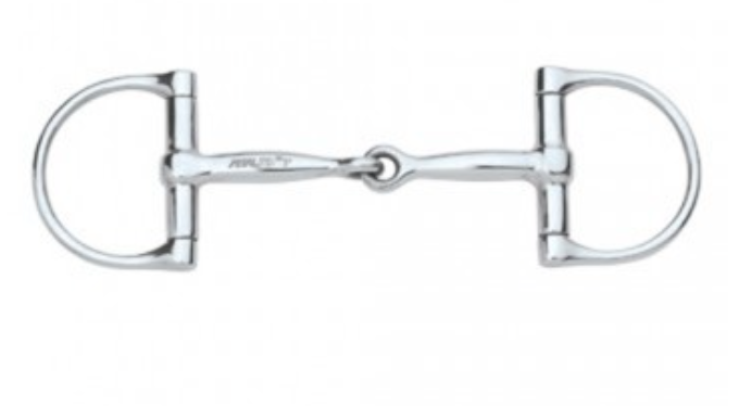Centaur Stainless Steel Snaffle Mouth Dee Ring Bit - Gee Gee Equine