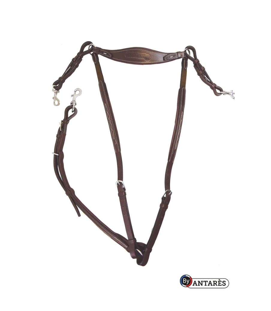 Antares Breastplate with Bridge for Horse Riding - Gee Gee Equine 