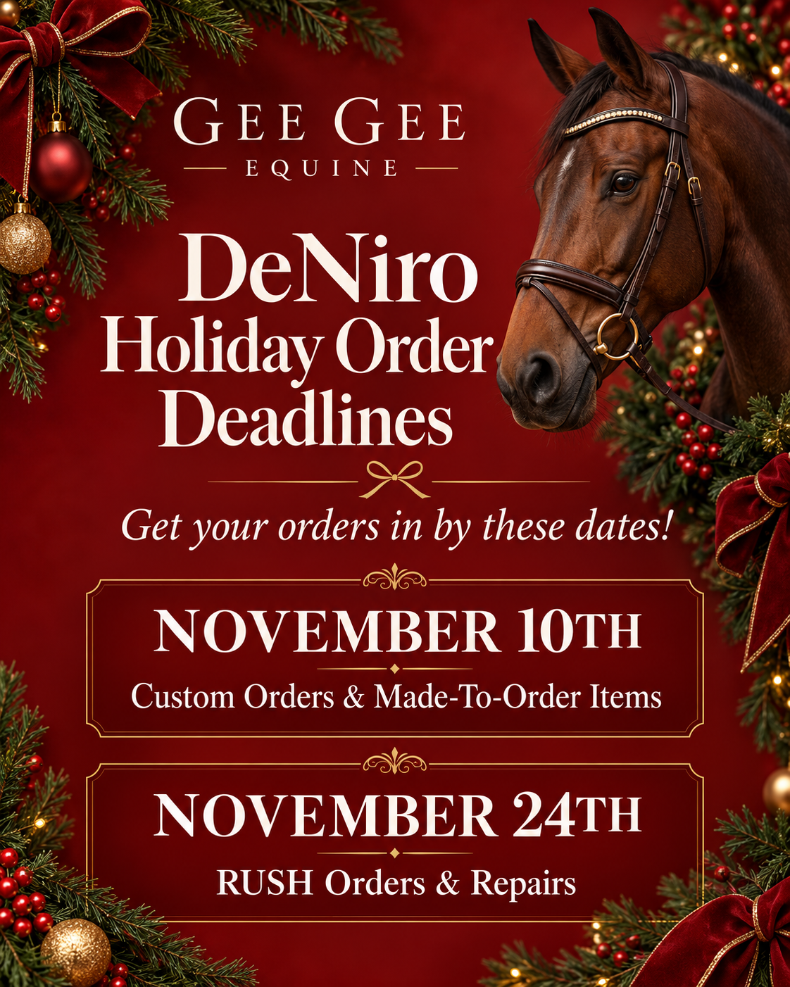DeNiros for the Holdays!