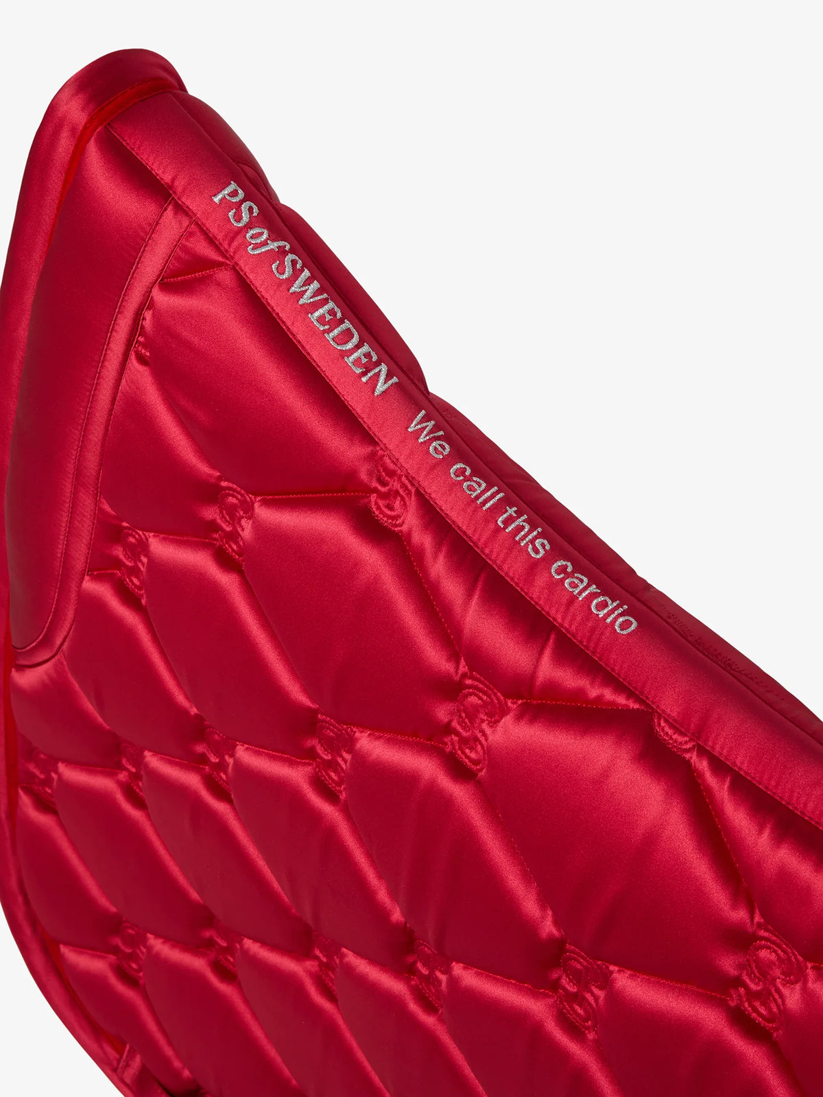 PS OF SWEDEN Saddle Pad Dressage Ruffle - Cranberry Red