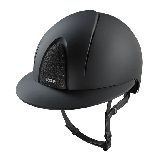 kep smart nova textile polo peak star black helmet