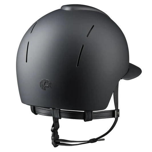 kep smart nova textile polo peak star black helmet