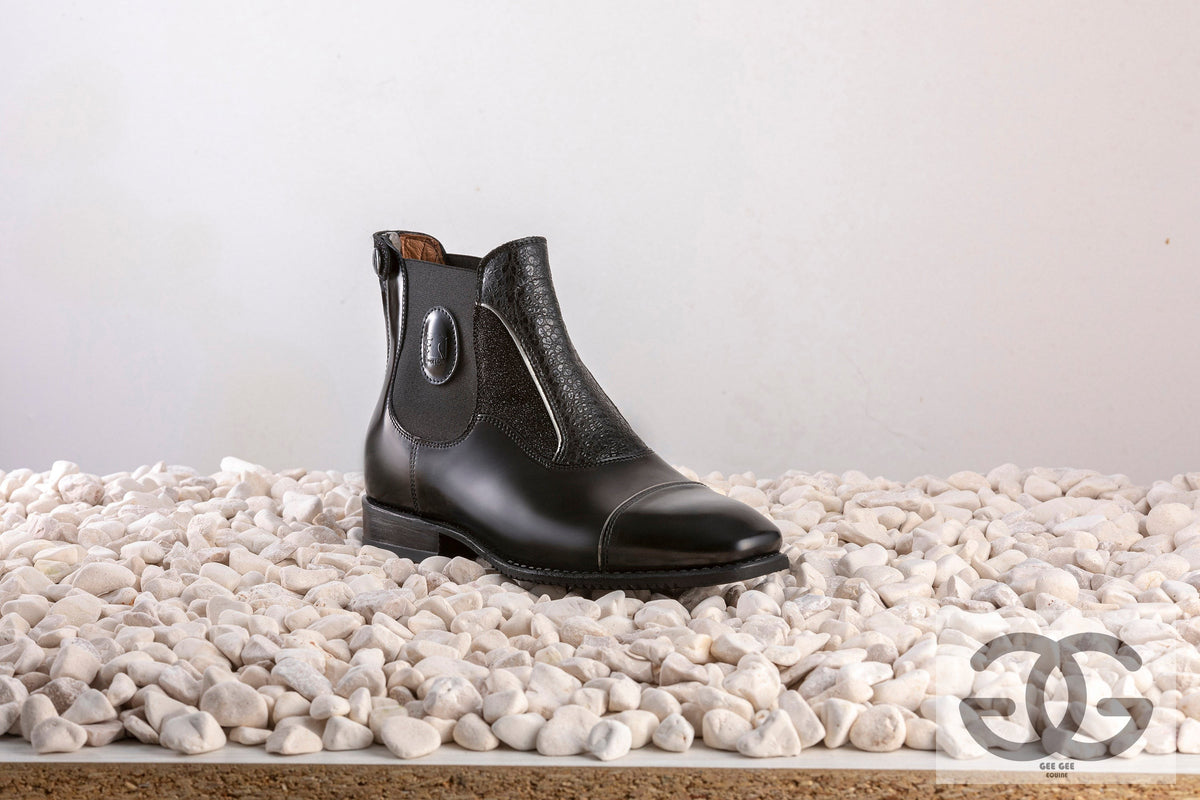 DeNiro custom  Black Paddock boot in stock